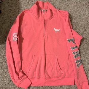 Pink 1/4 zip